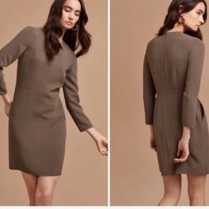 Aritzia Wilfred Vilard Dress - Earl Grey